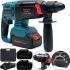 Makita DHR330Z 36V 4Ah 2 Battery Rechargeable Construction Drill, Makita Cordless Electric Drill for Drilling with Impact in a Case
