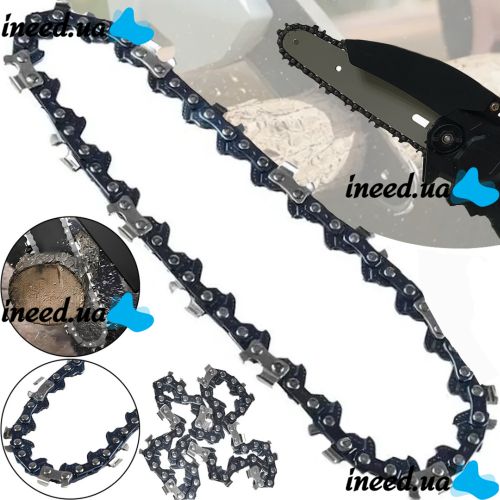 Additional chain for a 4" inch 10 cm tire for a cordless mini saw Saw Chain THO M-8009 3/4" pitch, chain for an electric saw 28 links 14 teeth