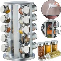 Спецовница карусель для специй Bohmann BH-7862 20 емкостей на вращающейся подставке, Органайзер баночки для приправ Carousel MAG-728 на 20 отсеков