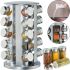 Special bowl carousel for spices Bohmann BH-7862 20 containers on a rotating stand, Organizer jars for seasonings Carousel MAG-728 for 20 compartments
