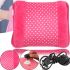 Electric Hot Water Bag HD-03 Hand Warmer 500W Plush Soft Clutch Heated Electric Heating Pad 34x24 cm from the network Pink