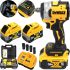 Бездротовий ударний гайковерт DeWalt DCF922D2T 36v 5Ah 2 акумулятора, акумуляторний безщітковий гайковерт Деволт 447 Нм з головками в кейсі