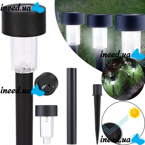 Вуличний ландшафтний світильник Solar Lawn Lamp SB - 1S на сонячній батареї 32 см, Садовий грунтовий ліхтар F-7226 - 1 для підсвічування доріжок і газонів