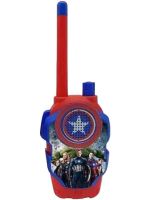 Дитячий набір з 2 рацій Месники Walkie Talkie Avengers 1568-1 на батарейках до 3м, Дитячі рації 2 шт Супергерої для зв'язку зі звуковими ефектами
