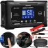 Car Charger HTRC P15 12V 15A, 24V 10A for Charging LiFePO4 Li-ion AGM GEL Batteries 12V/24V with Charge Indicator Black