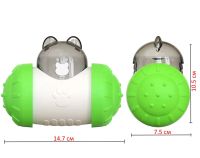Інтерактивна годівниця дозатор Pet Leakng Toy LY-732 для повільного харчування собак і кішок, іграшка диспенсер AND з отвором для корму для тварин