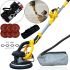 Sander with extension DeWalt SFMEE500S 215mm with dust collector for walls and ceilings, DeWalt Giraffe Sander with vacuum cleaner and light from the network
