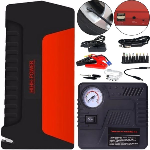 12V Equus 50800mAh car battery charger with compressor FY-305A Auto battery charger for car batteries