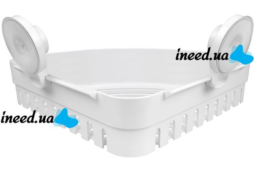Настенная угловая полка для ванной Taili Suckerstorage Rack AW557 пластиковый подвесной органайзер с крючками для хранения на стену душевой на присосках