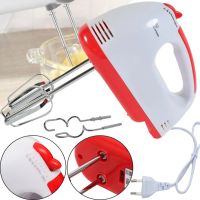 Ручний кухонний міксер Domotec R-6633W 260W для замішування і збивання тіста з 2 видами насадок, тістоміс Домотек R. 6633w 7 швидкостей від мережі