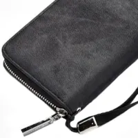 Baellerry Denim S1514 Black Black Men's Clutch Wallet Wallet Wallet Wallet