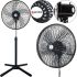 Floor fan Bitek BK-1881 120W 5 blades 46 cm, Bitek 18" inch fan on telescopic leg 106-136 cm with mains swivel