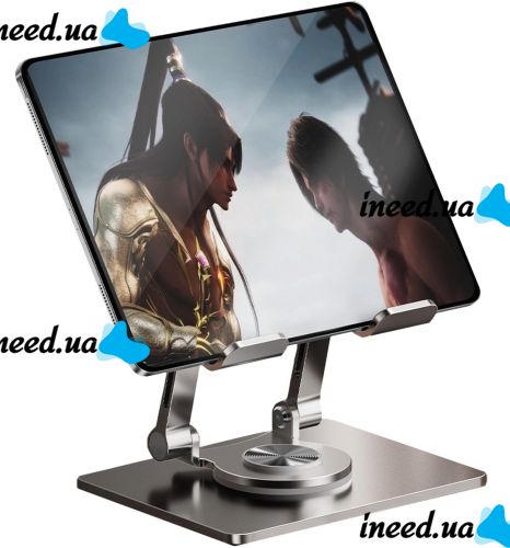 Nubwo NST08 Universal Folding Stand for Tablet and Laptop 4-16" inches, Desktop HA-6 Phone Holder with Tilt Adjustment