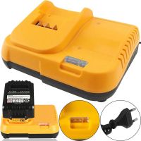 Зарядний пристрій для зарядки акумуляторів Dewalt 24V 3 контакти, Блок живлення зарядка Деволт для акумуляторної батареї 24В 2А від мережі Жовтий