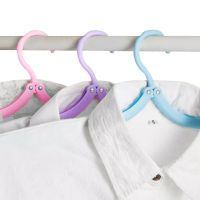 Складна Пластикова вішалка плічка трансформер Plastic Drying Rack FM-14 1 шт для зберігання сушіння одягу складні тремпеля для речей і взуття в шафі