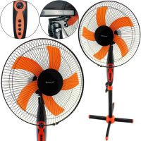 Підлоговий вентилятор Domotec MS-1620 з таймером 44 см stand fan Timer 17" 40W