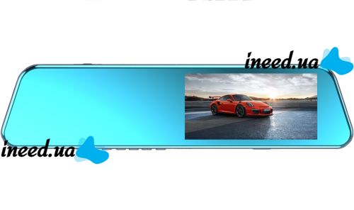 Автомобільний відеореєстратор дзеркало Vehicle Blackbox DVR a-501 з сенсорним дисплеєм 4.5 " дюймів з камерою заднього виду, авторегістратор 2 камери