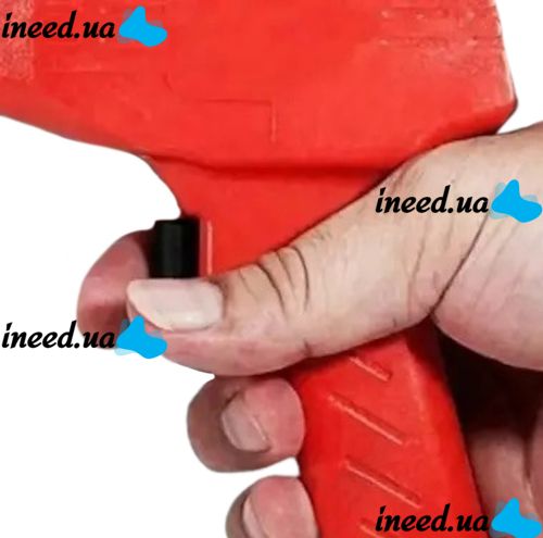 Електричний паяльник степлер Plastic Welding Gun H50 для пластику зі скобами різних видів, пістолет для пайки пластмаси і бамперів від мережі 220V
