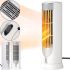 Electric floor Heater Fan heater Lasko FH-500 1200W 2 modes, Desktop electric heater Duika FH500 for home from the mains White