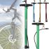 Bicycle Hand Pump Onlytop 57 cm Mechanical Hand-held Outdoor Bicycle Pump, Portable Pump for Inflating Wheels, Bicycle Tires and Balls