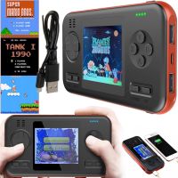 Portable Retro Gaming Console G-416 2 in 1 Set-top Box with Battery Powerbank Power Bank 8000mAh for 416 built-in games Dandy, Super Mario, 8 bit