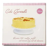 Обертається підставка Cake Turntable для виготовлення та декорування торта 28 см Тортівниця, поворотний стіл піднос для прикраси торта 360 градусів