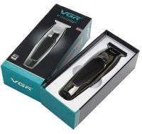 Беспроводная аккумуляторная машинка для стрижки волос USB VGR V-030 Профессиональный мужской триммер для бритья, Триммер бритва для стрижки бороды