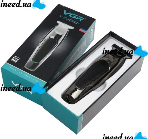 Беспроводная аккумуляторная машинка для стрижки волос USB VGR V-030 Профессиональный мужской триммер для бритья, Триммер бритва для стрижки бороды