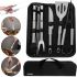 Kaminer 13001 9 in 1 grill and barbecue set Kaminer 13001 9 in 1 barbecue set, fork tongs knife stainless steel skewers in XL-1316 case