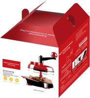 Keouke Chopper Food LG-006 2-in-1 Handheld Vegetable Chopper LG-006 2-in-1 Kitchen Mini Blender with three blades and 1.5L bowl Chopper for chopping meat