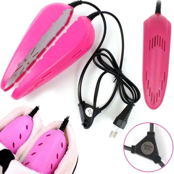 Электрическая сушилка для обуви Shoes Dryer 220V Розовая, электросушилка, проводное устройство для сушки обуви с терморегулятором до 70 градусов