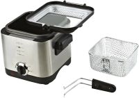 Фритюрница Crownberg CB-5542 на 1.5 л 1200 W кухонное устройство со съемной чашей для приготовления и жарки картошки фри, нагетсов