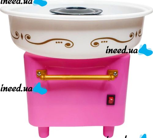 Аппарат для приготовления сладкой ваты Cotton Candy Make NJ-228 Розовый автоматическое устройство мини-машина для сахарной ваты в домашних условиях
