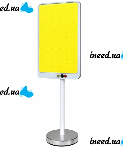 Bailong ZJ-HW006 Spotlight Charging Station with Remote Control, Lantern with String Lights on a Tripod, Featuring a Power Bank and Solar Panel, Powered by a Battery and Cigarette Lighter