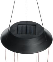 Садова підвісна лампа Solar Wind з 6 LED різнокольоровими кулями, водонепроникний вуличний світильник, ДЕКОРАТИВНИЙ ЛІХТАР на сонячній батареї