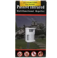 Багатофункціональний відлякувач тварин Pest Repeller Aosio AN-B010 ультразвуковий пристрій з індикатором і датчиком руху від мережі