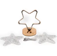Настольная лампа-ночник Star Table Light PC-8207 сенсорный ночник звезда, светодиодная лампа светильник с кристаллами на акриловой подставке 3 режима