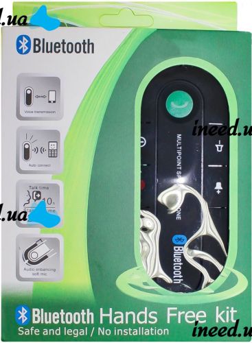 Car Wireless Speaker Julo HB 505-BT Hands Free Bluetooth Microphone with Speaker MP3 AUX Speakerphone with USB Phone Charger