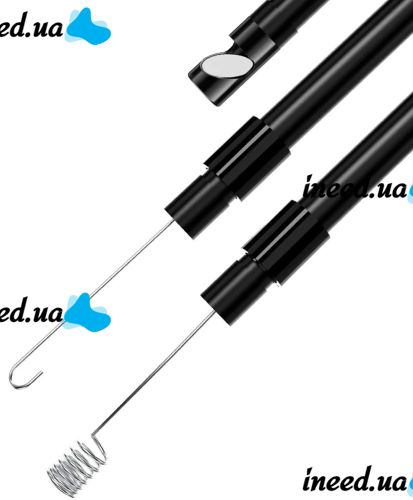Акумуляторна гнучка камера ендоскоп Inskam Endoscope M40 5.5мм 4.3 дюйма цифровий бороскоп з кабелем 2 м підсвічуванням і монітором для діагностики