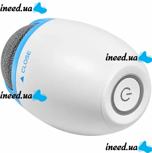 Pedi Vac R1-4921 Electric Foot File: Rechargeable Pumice Grinder for Cleaning Heels and Removing Calluses, with a USB-Powered Vacuum Cleaner