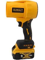 Акумуляторна повітродувка фен DeWalt DCE90E 20V 5Ah для прибирання снігу та листя з 2 акумуляторами, Бездротова дуйка Деволт для видалення пилу