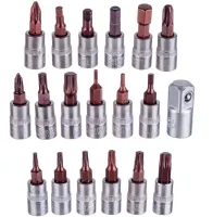 Trimann TM-32 Tool Set with a 5–25 Nm Torque Ratchet and 32-Piece Bit Set, Handheld Quick-Release Ratchet Wrench Set in a Case