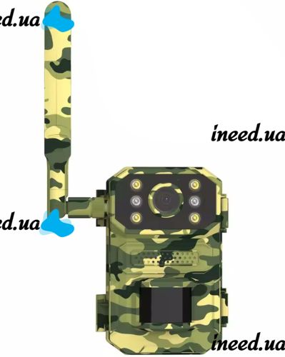 Photo Trap for Hunting Owl Hunting ESCAM QF380 Solar 4G with Motion Sensor and Solar Panel Outdoor Camera with LTE Module Powered by 18650 Battery Camouflage
