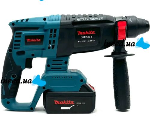 Строительный аккумуляторный перфоратор Makita DHR330Z 36V 4Ah 2 аккумулятора, Беспроводной электроперфоратор Макита для сверления с ударом в кейсе