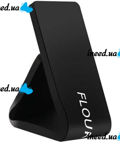 Car Silicone Holder Velcro Phone Stand Flourish Lama Black 2in1, Car Holder Pad for Car Dashboard Black