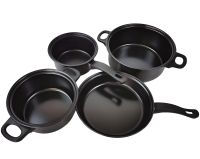 Kitchen tableware set 13 in 1 Royal Mark LY-381 with non-stick coating, Set of 13 items pot, frying pan and kitchen utensils 