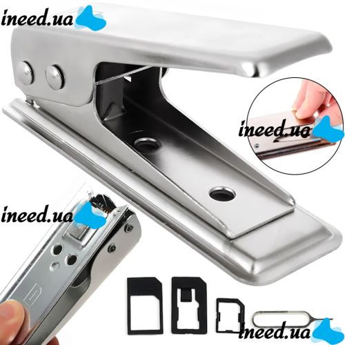 Scissors for cutting SIM cards Nano Sim Cutter BK-7295 universal device, stapler cutter for standard phone cards up to nano format