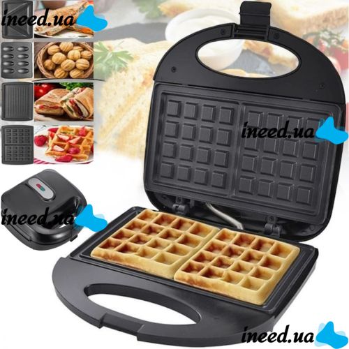 Sandwich maker sandwich maker multi-baker 4 in 1 Opera OP-908 2200W black grill, electric waffle iron, hazel Opera 4in1 with replaceable plates 2200W