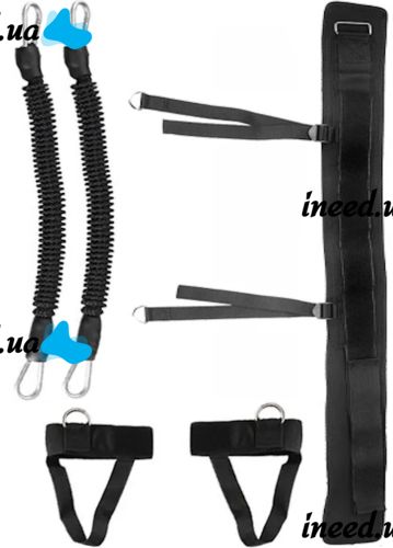 Tubular Resistance Trainer Vertical High Jump Trainer FI-3024 for Training Vertical Jumps Leg Expander and Squats for Fitness