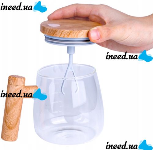 Automatic Coffee Cup stirrer Coffee stirring cup AD-2126 with automatic stirring 400 ml Mug with lid for coffee from batteries AND896